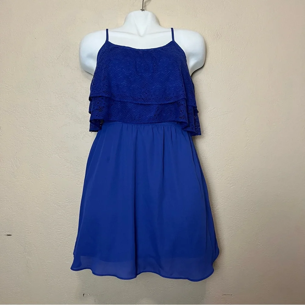 Chosse 5 Ítems For $30 Princess Vera wang women sleeves‎ blue dress size M
